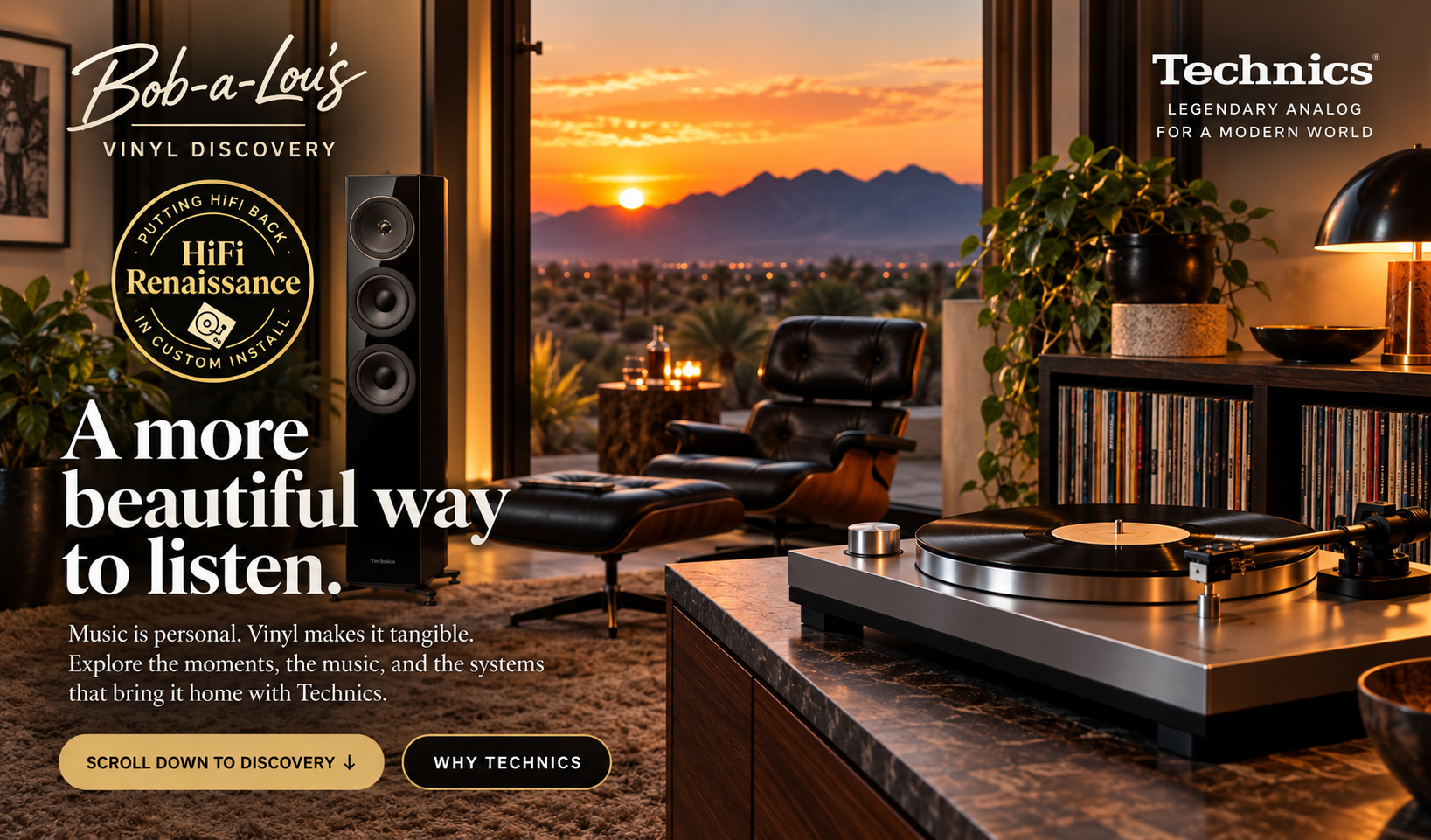 Fictional sample dealer Vinyl Discovery demonstration